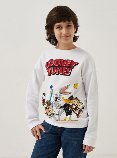 Looney Tunes Print Sweatshirt