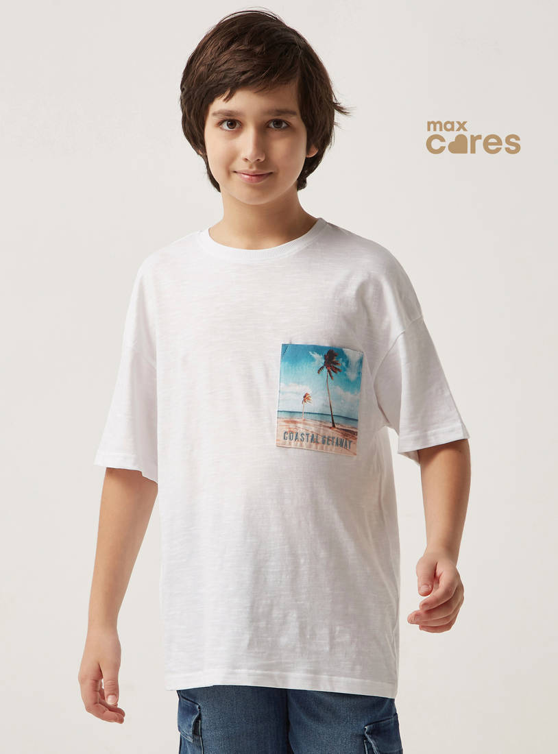 Coastal Getaway Print T-shirt-T-shirts-image-0