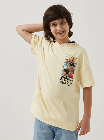 Dragonball Print Hoodie-Hoodies & Sweatshirts-image-0
