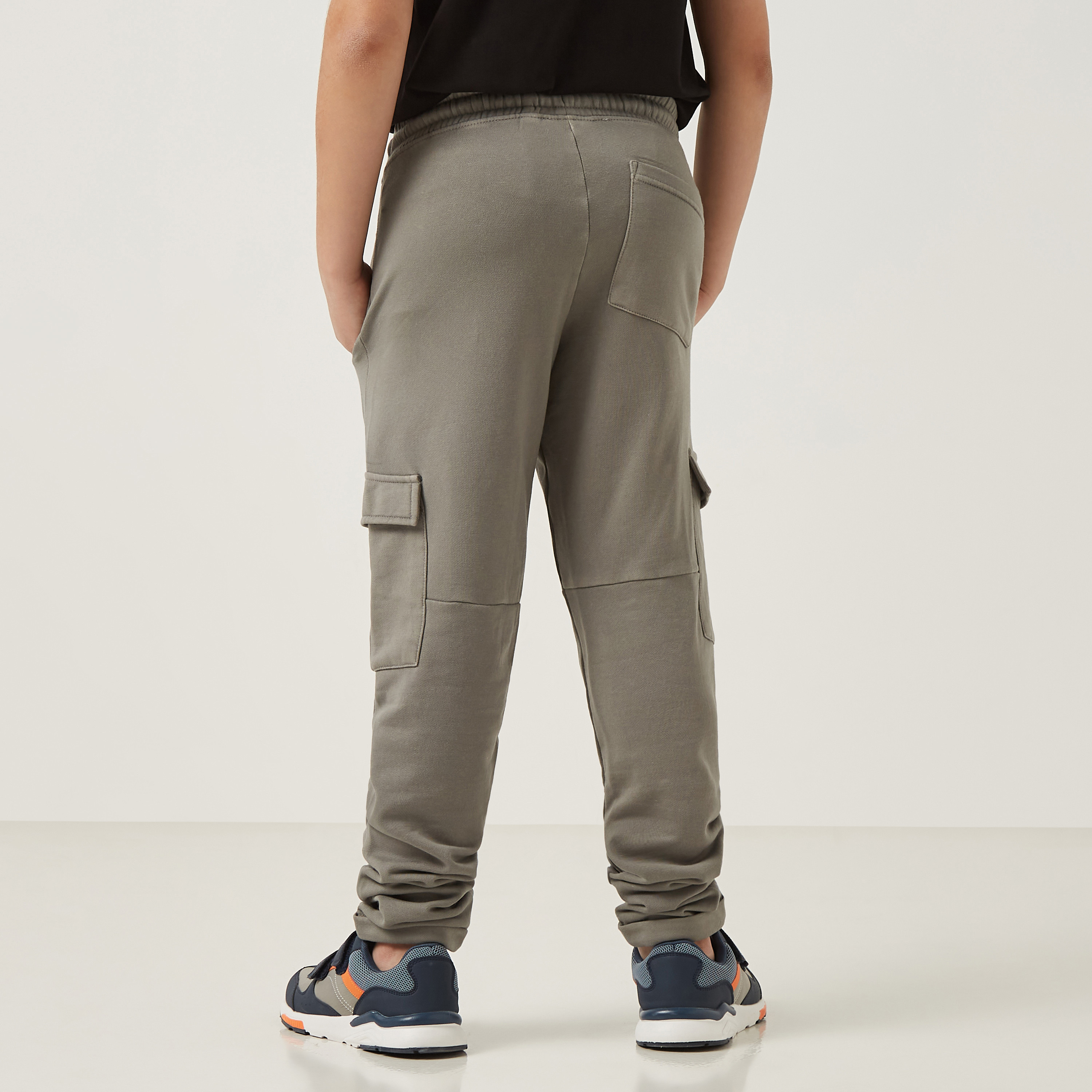 Shop Regular Fit Dyed Pull-On Cargo Pants Online | Max UAE