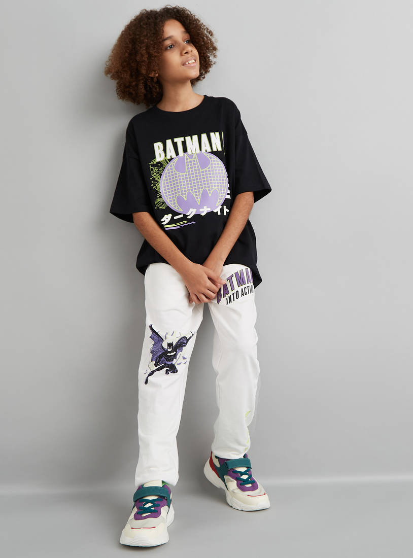 Batman Print T-shirt-Tops & T-shirts-image-1