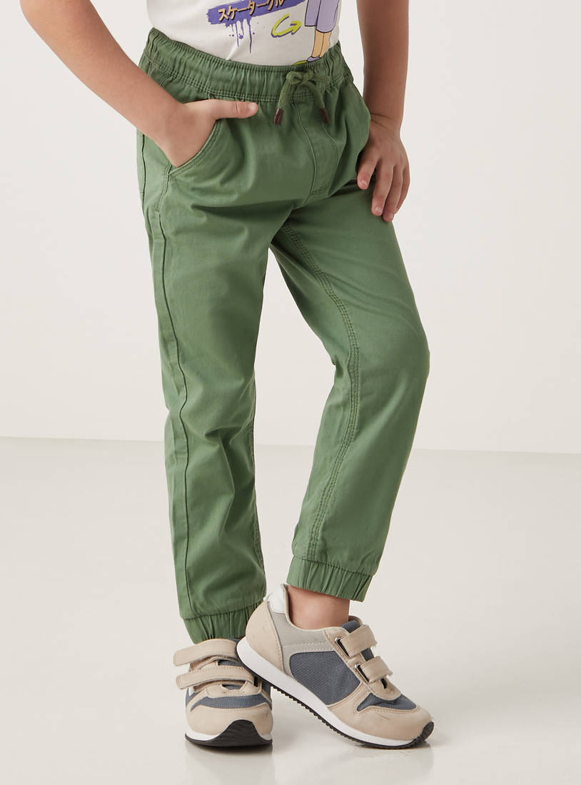 Canvas Stretch Joggers-Joggers-image-0