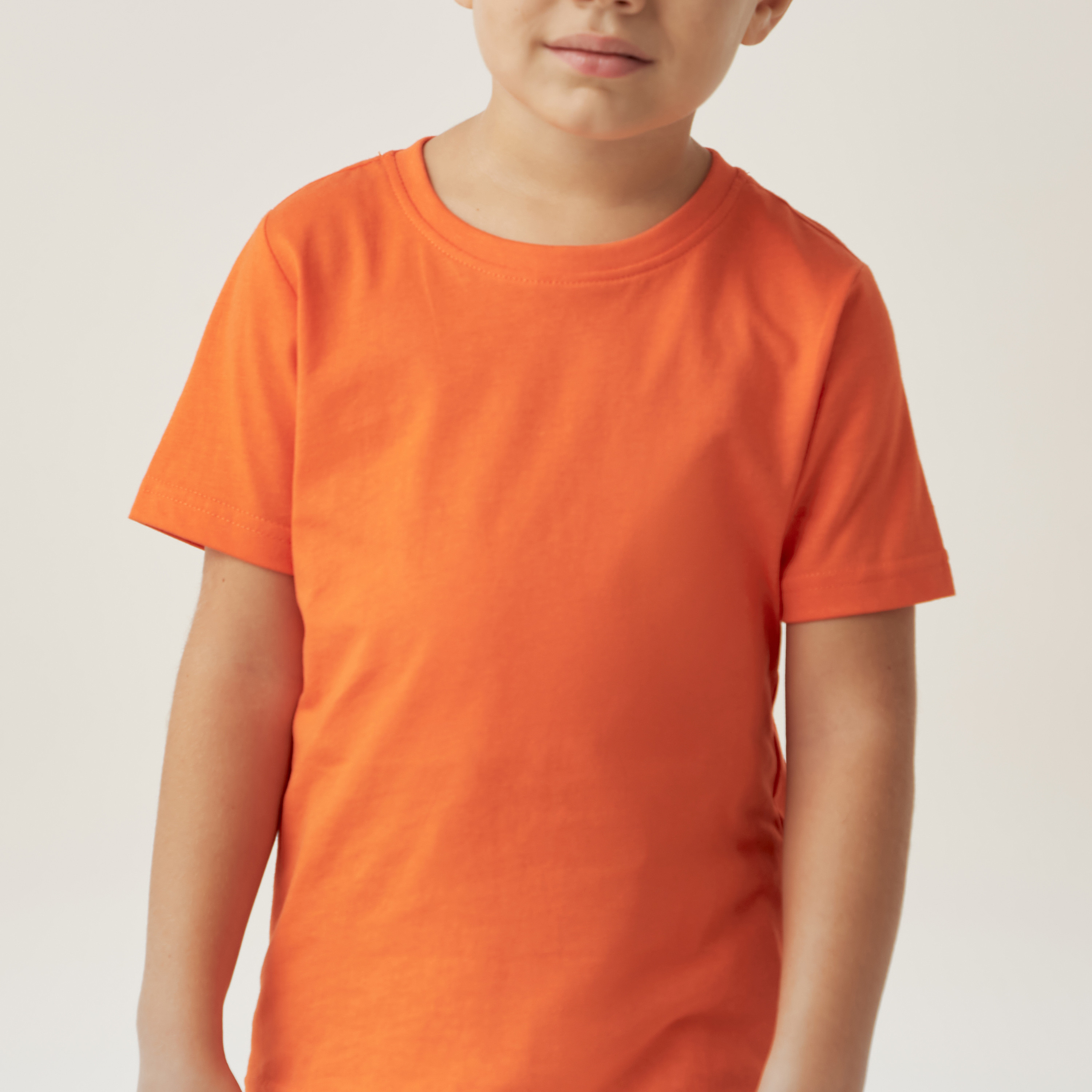 Orange t hotsell shirt kid