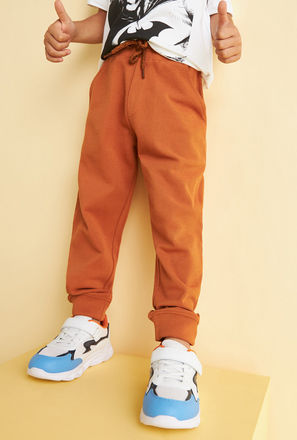 Textured Pique Joggers-mxkids-boystwotoeightyrs-clothing-bottoms-joggers-2