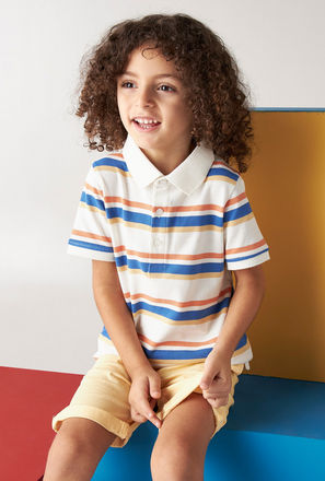 Stripes Polo T-shirt-mxkids-boystwotoeightyrs-clothing-teesandshirts-poloshirts-2