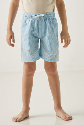 Seersucker Textured Swim Shorts with Pockets and Drawstring Closure-mxkids-boystwotoeightyrs-clothing-bottoms-shorts-3