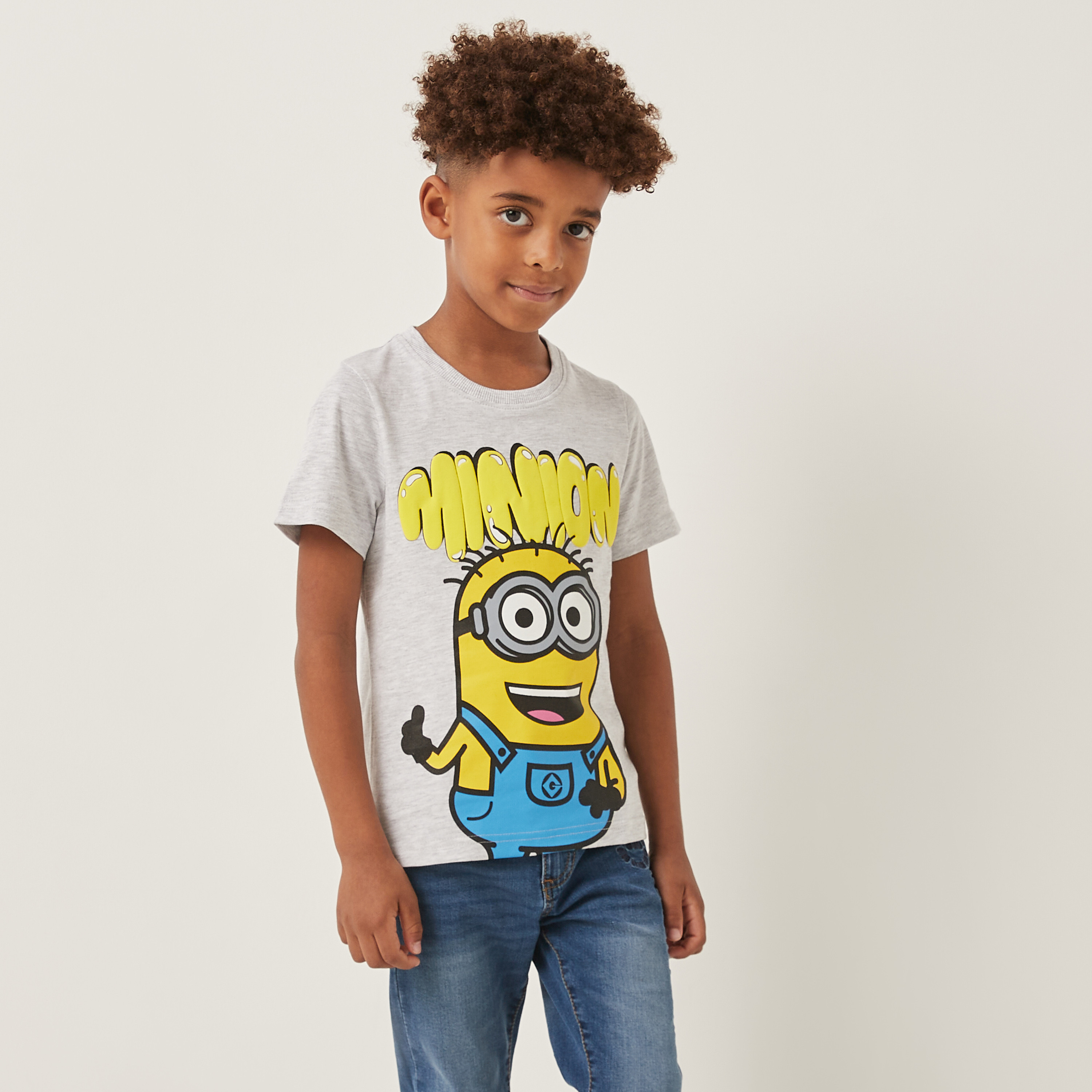 FCRB 24SS MINIONS TEAM EMBLEM TEE WHITE