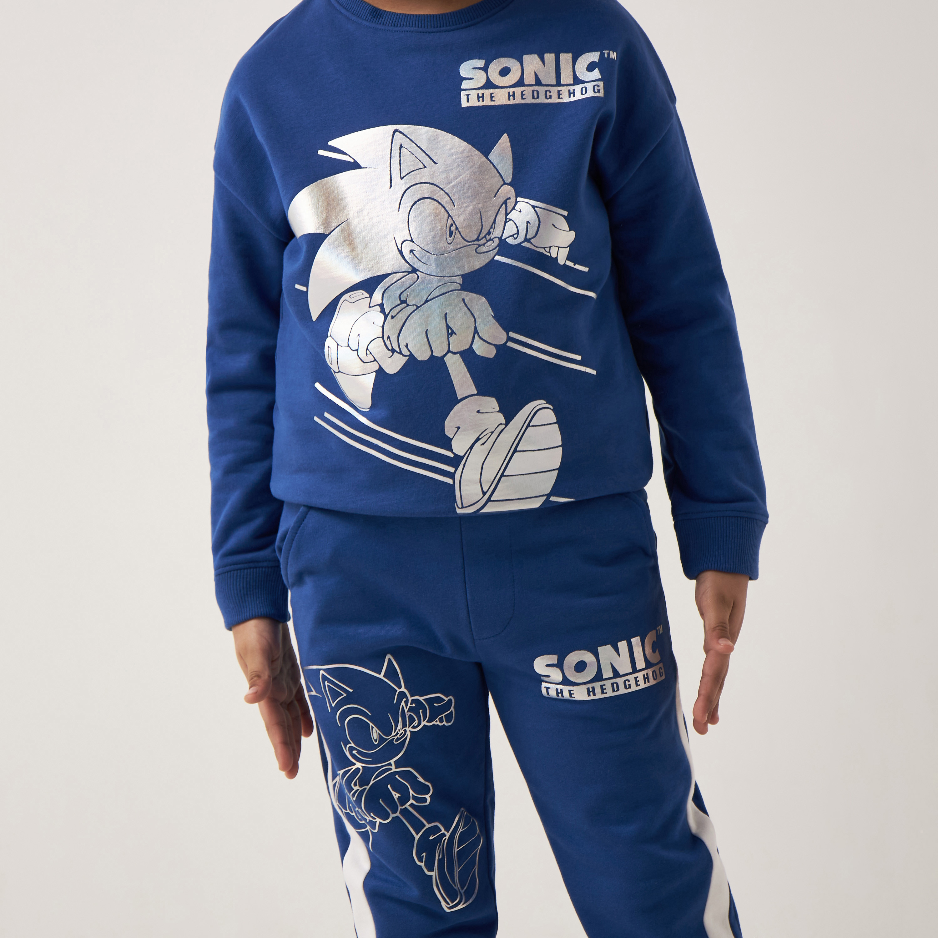 Shop Sonic the Hedgehog Print Sweatshirt and Joggers Set Online