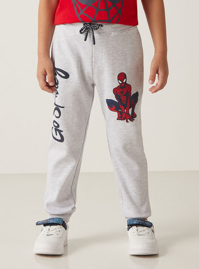 Spider-Man Print Regular Fit Joggers-Bottoms-image-0
