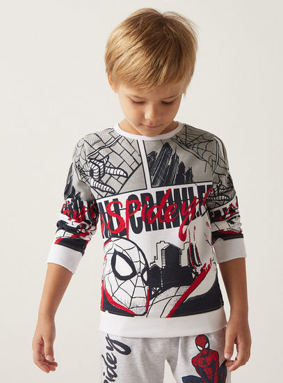 Spider-Man Graphic Print Sweatshirt