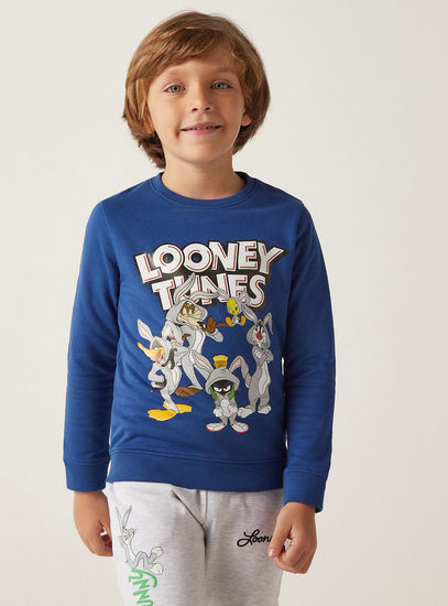 Looney Tunes Graphic Print Sweatshirt