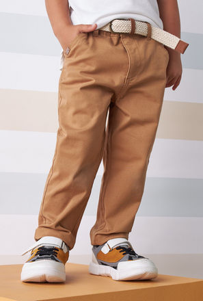 Regular Fit Belted Pants-mxkids-boystwotoeightyrs-clothing-bottoms-pants-2