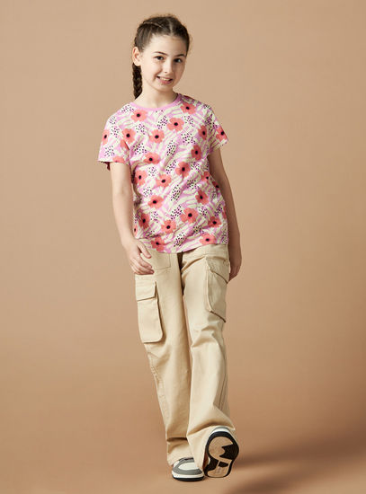 All-Over Floral Print Better Cotton T-shirt-T-shirts-image-1