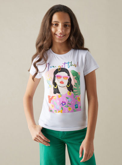 Graphic Print Better Cotton T-shirt-T-shirts-image-0