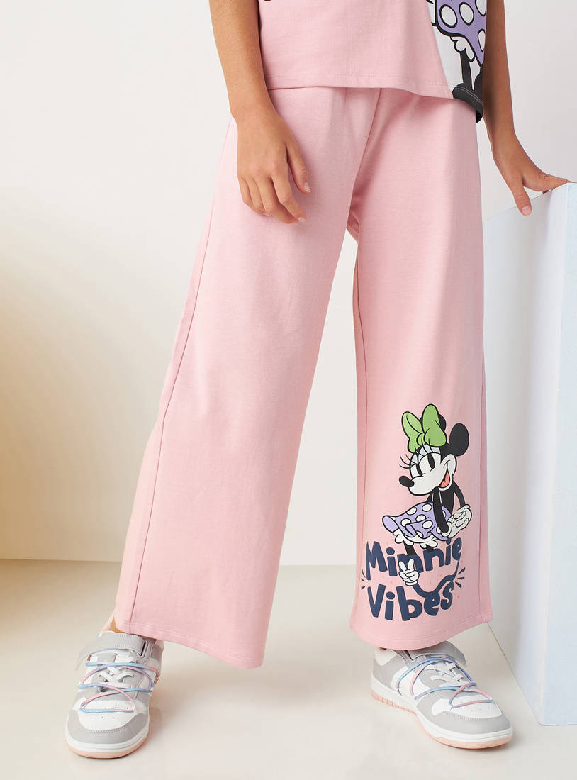 Minnie Mouse Print Better Cotton Pants-Trousers-image-0