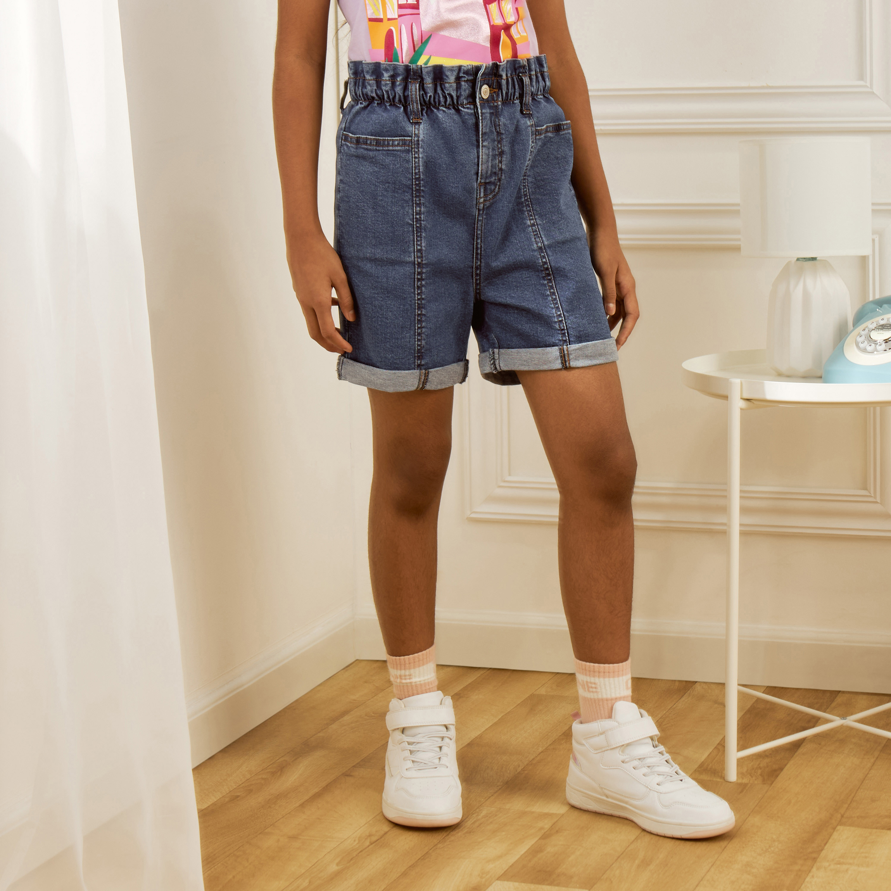 Paperbag 2025 denim short