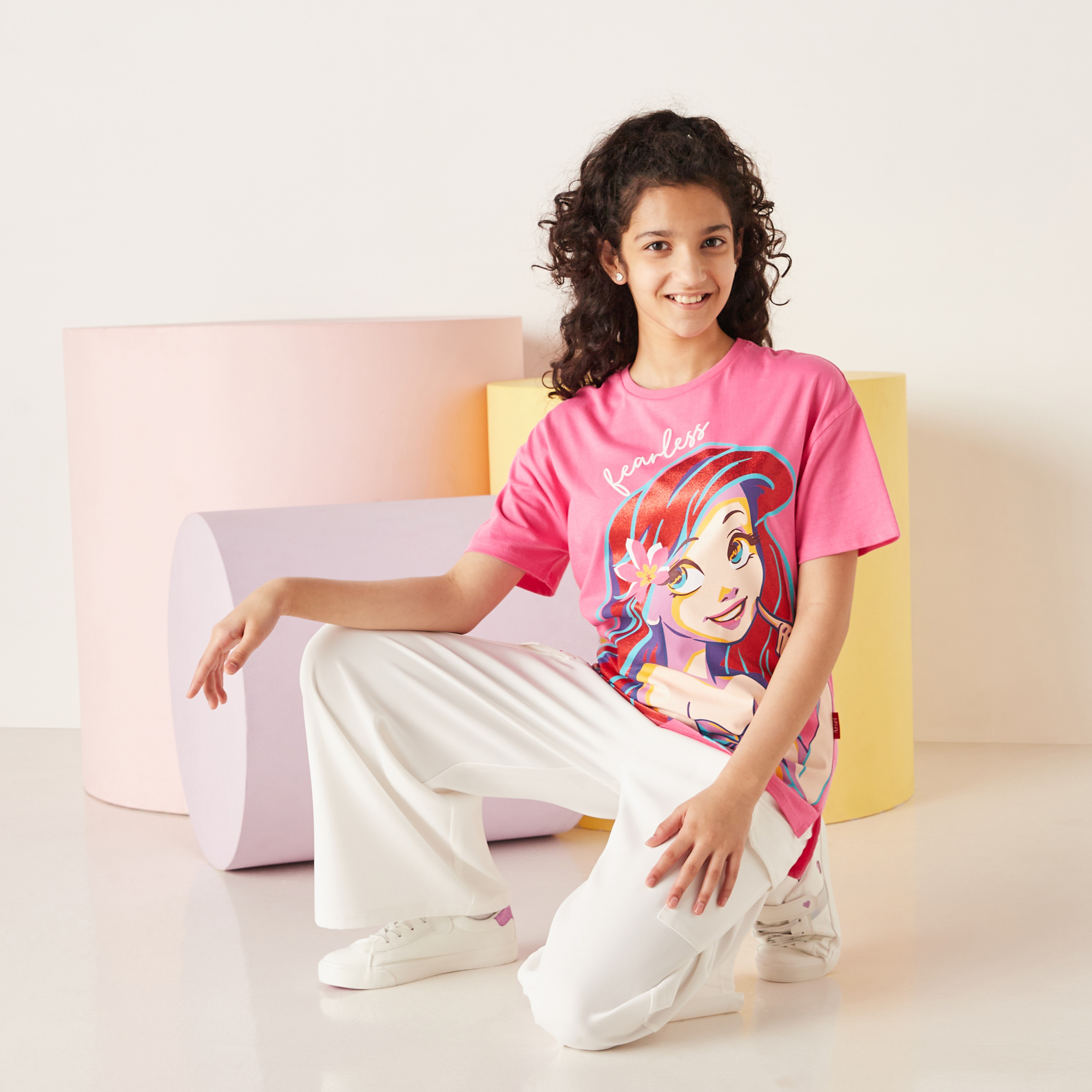 Shop Ariel Print T shirt Online Max Kuwait