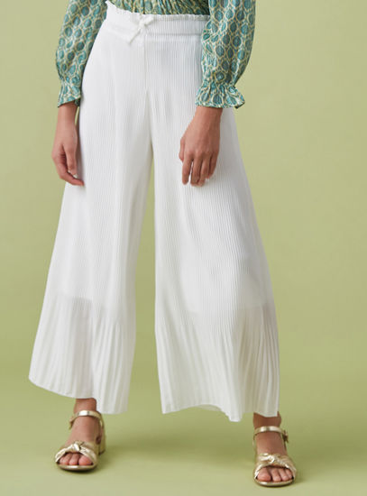 Pleated Plisse Palazzo-Trousers-image-0