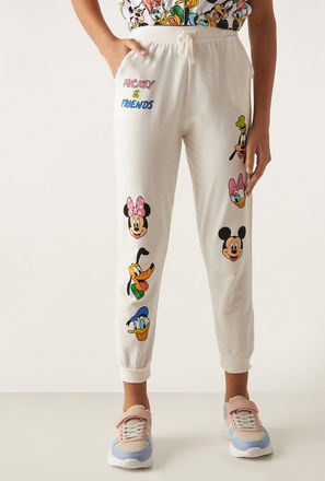 Mickey Mouse Print Better Cotton Joggers