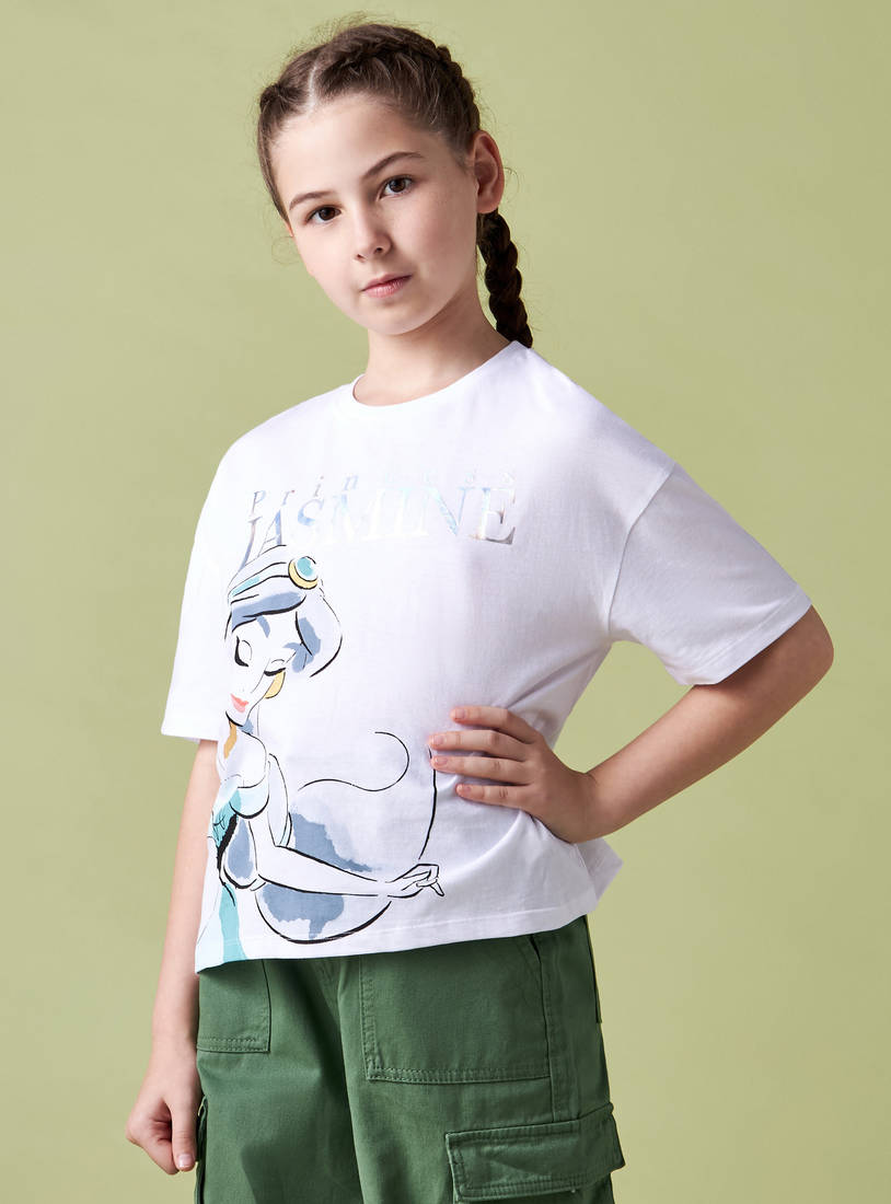 Jasmine Print T-shirt-Tops & T-shirts-image-0
