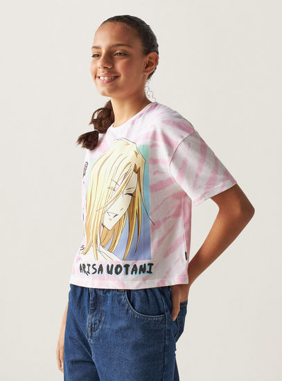 Fruit Basket Tie-Dye Print T-shirt-T-shirts-image-0