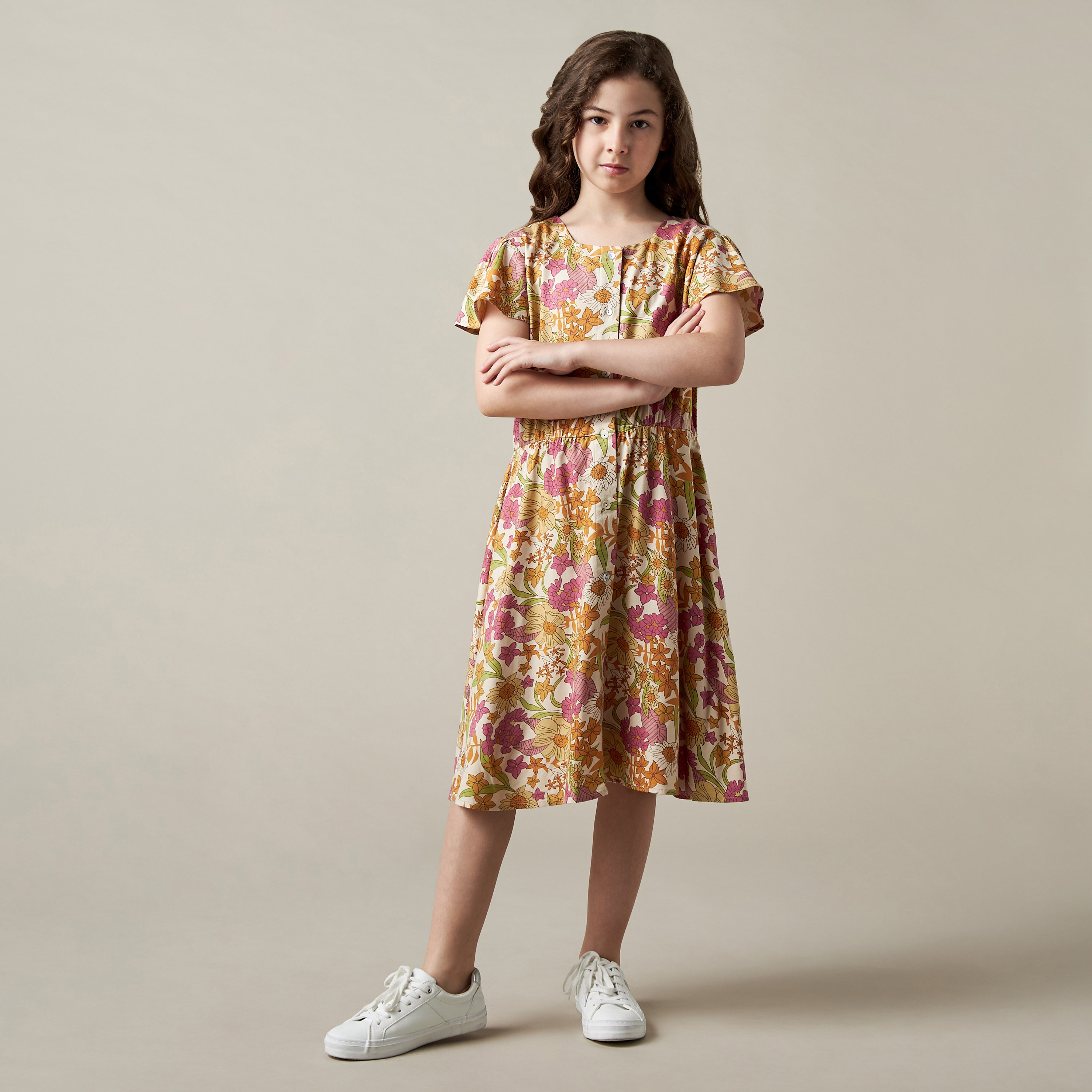 Hopscotch Girl's Empire Knee length dress – DMS ENTERPRISES