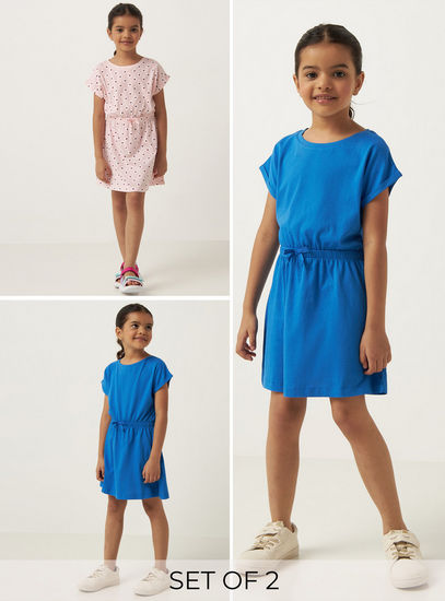 Pack of 2 - Bow Accent Dress