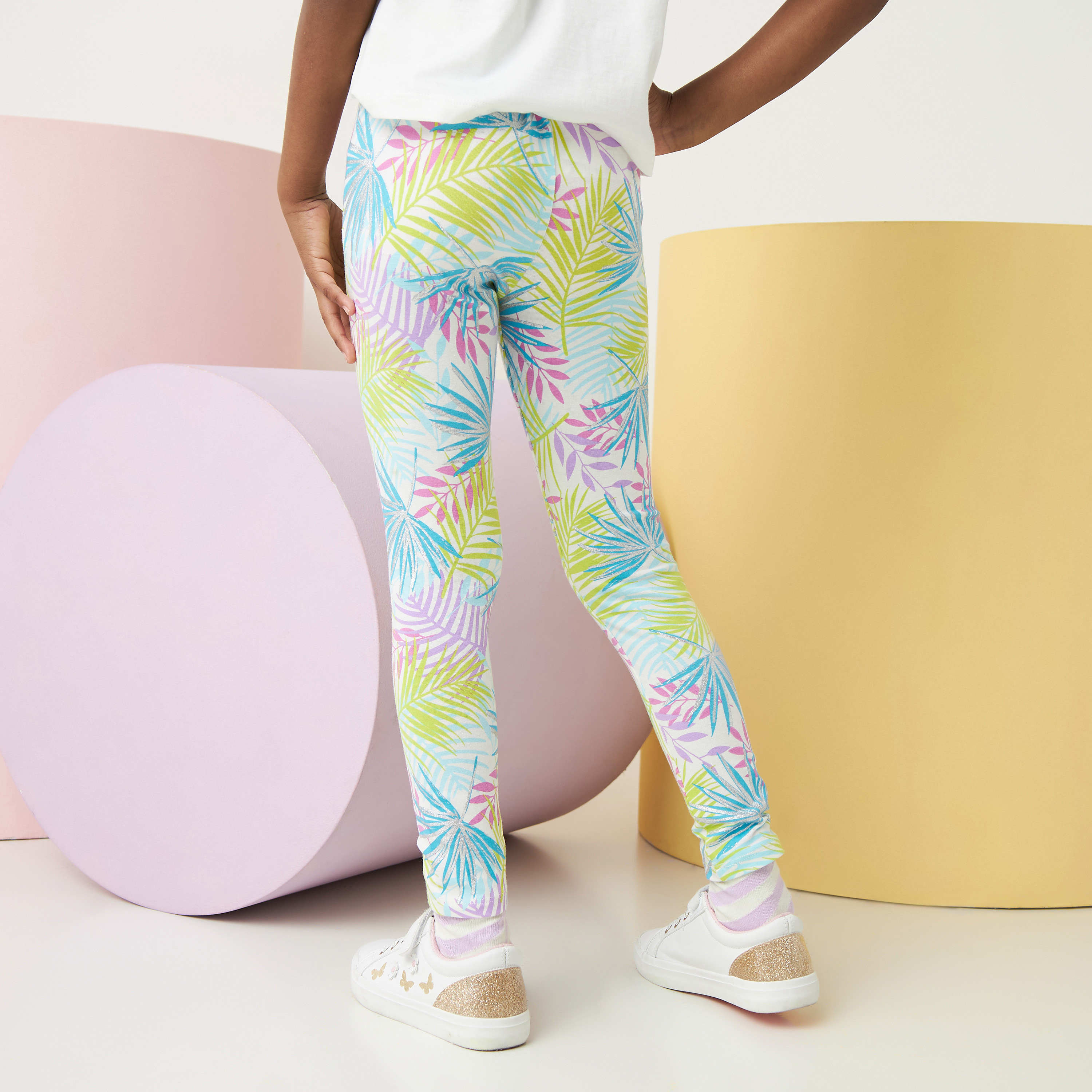 Palm 2025 print leggings