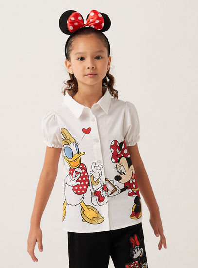 Minnie Mouse and Daisy Duck Print Shirt-Tops & T-shirts-image-0
