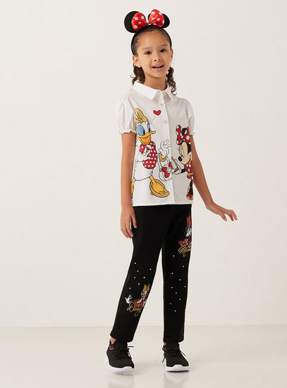 Minnie Mouse and Daisy Duck Print Shirt-Tops & T-shirts-image-1