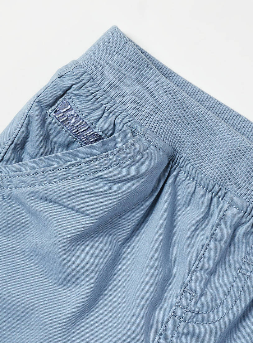 Plain Twill Shorts-Shorts-image-1