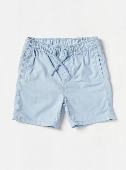 Set of 2 - Assorted Shorts with Drawstring Closure and Pockets-Shorts-image-1