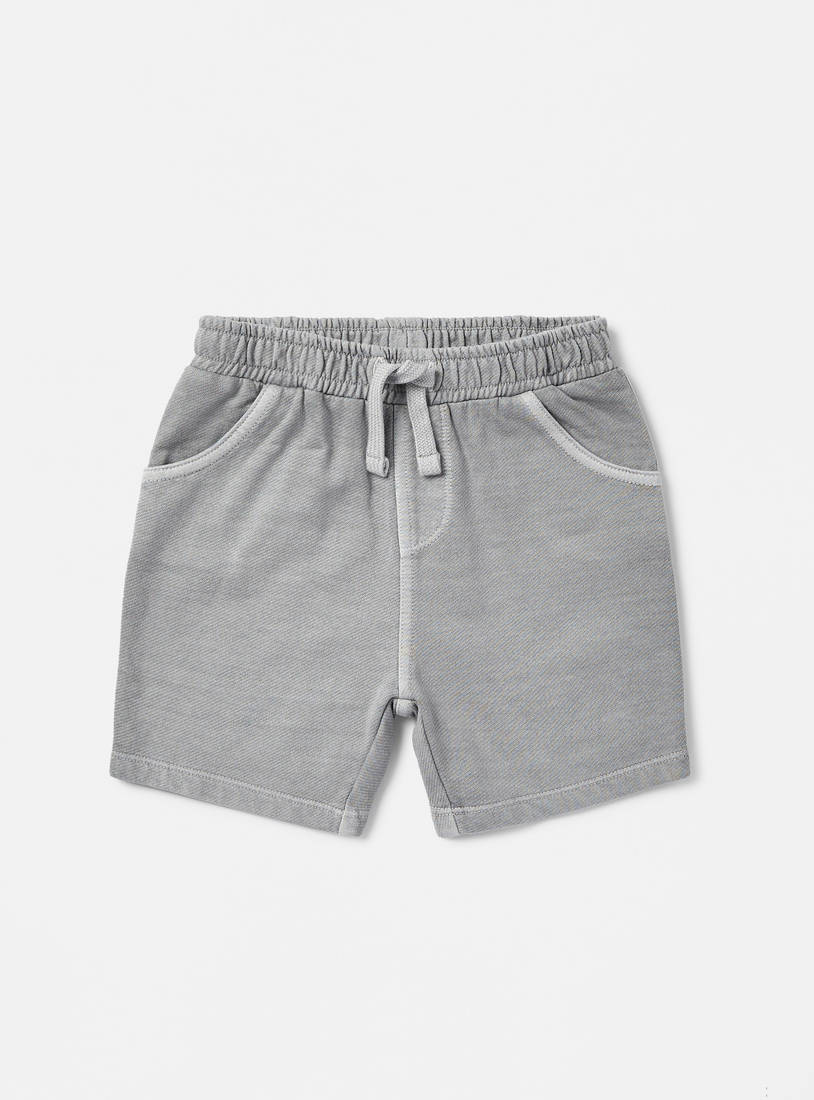 Pack of 3 - Plain Twill Shorts-Shorts-image-1
