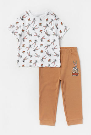Bugs Bunny Print Pyjama Set
