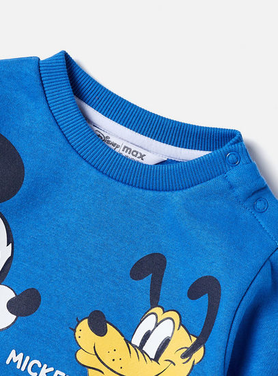 Mickey and Friends Print Sweatshirt