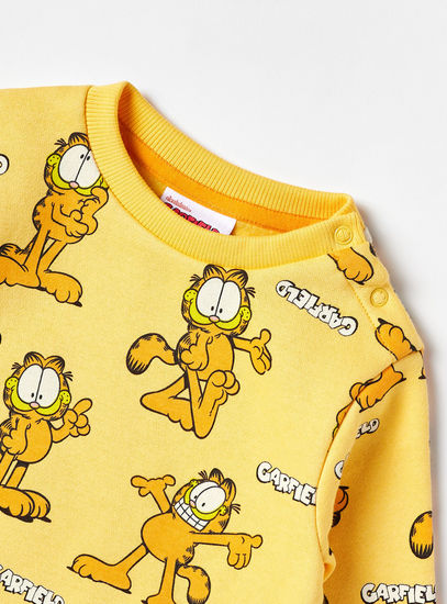 All-Over Garfield Print Sweatshirt