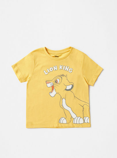 Pack of 2 - Lion King Simba Print T-shirt-Tops & T-shirts-image-1