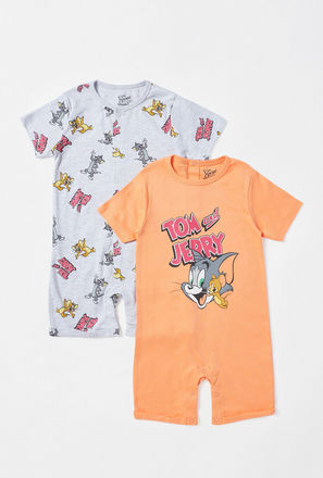 Pack of 2 - Tom and Jerry Print Romper