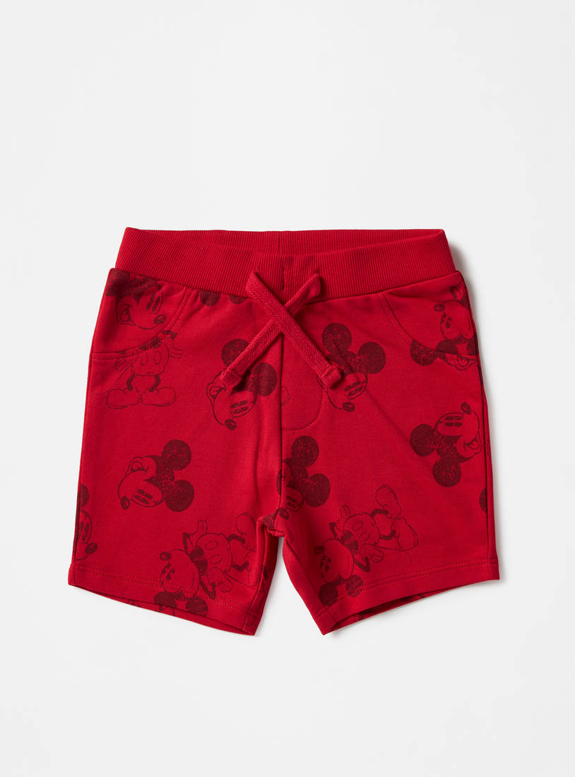 Pack of 2 - Mickey Mouse Print Shorts-Shorts-image-1