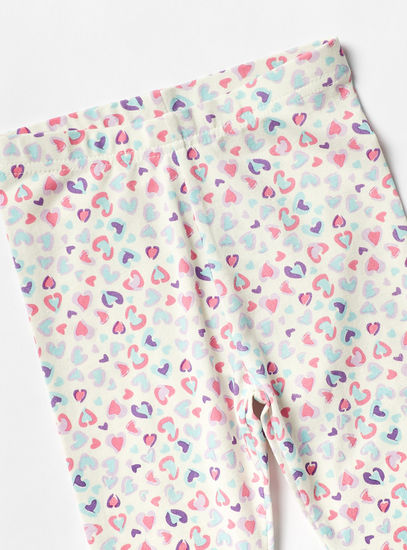 All Over Print Leggings with Elasticised Waistband