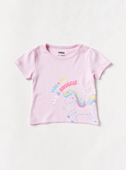 Unicorn Print Pyjama Set