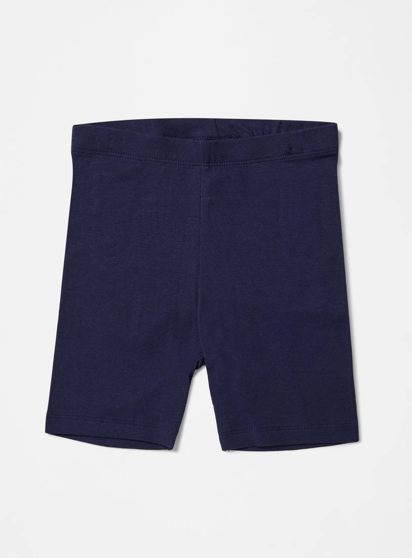 Pack of 4 - Cotton Short Leggings-Shorts-image-1
