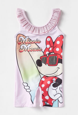 Minnie Mouse Print Swimsuit-mxkids-babygirlzerototwoyrs-clothing-swimwear-1