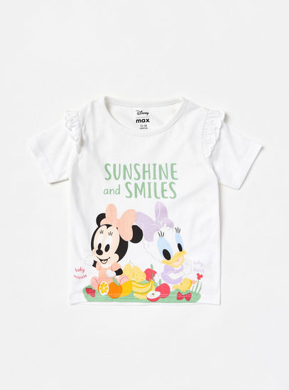 Pack of 2 - Minnie Mouse Print T-shirt-Tops & T-shirts-image-1
