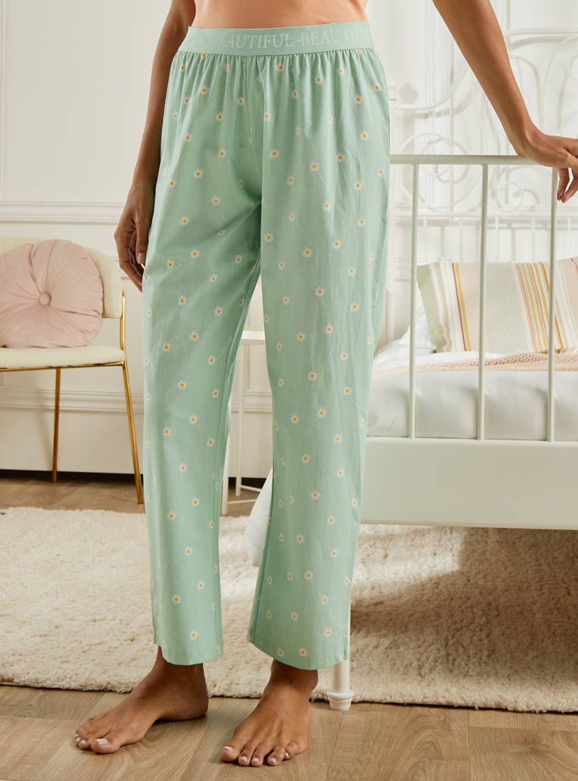 All-Over Daisy Print Pyjamas-Pyjamas-image-0