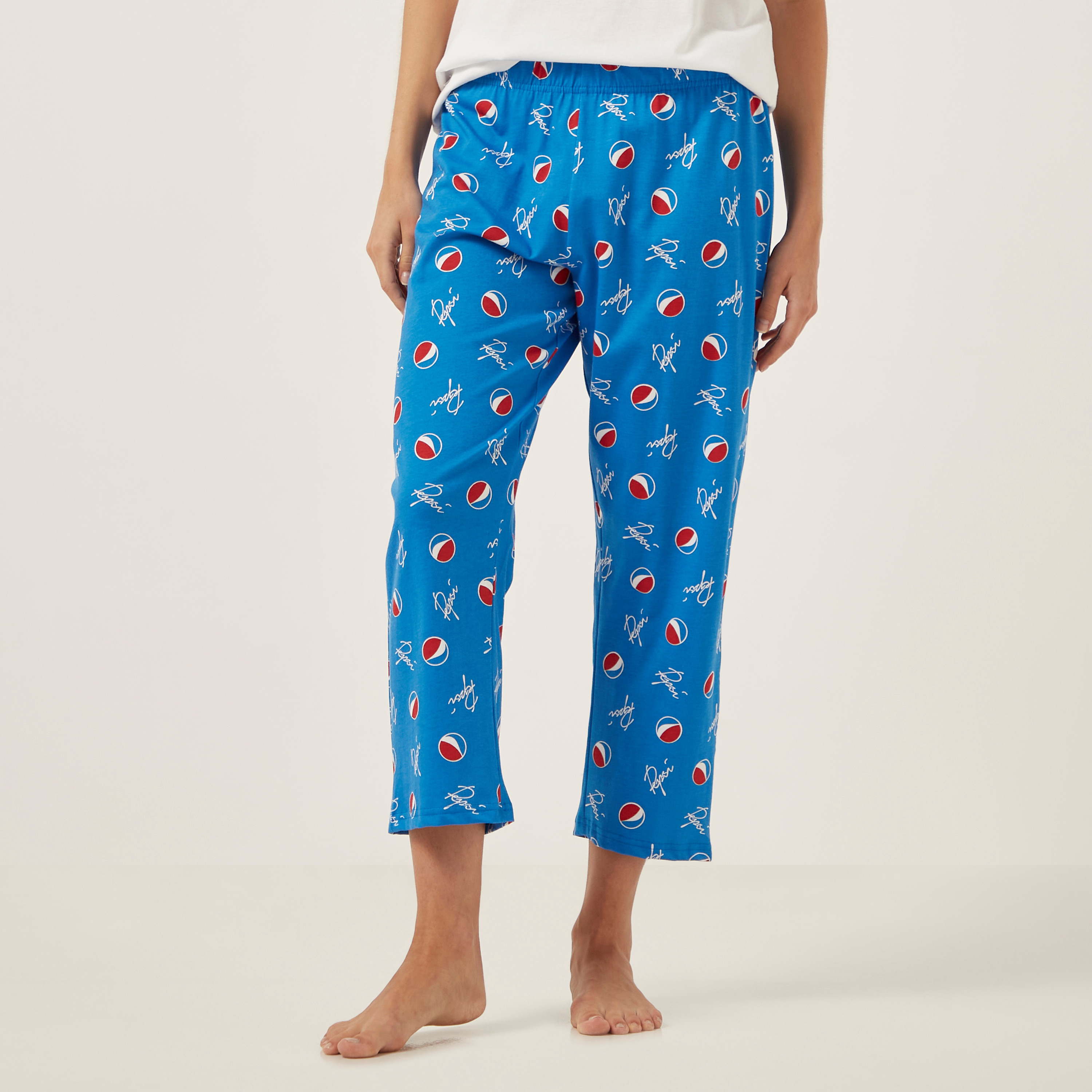 Shop Pepsi Print Cotton Pyjama Set Online Max Qatar