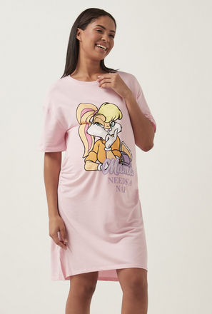 قميص نوم للحوال مزيّن بطبعات لولا باني-mxwomen-clothing-maternityclothing-nightwear-3