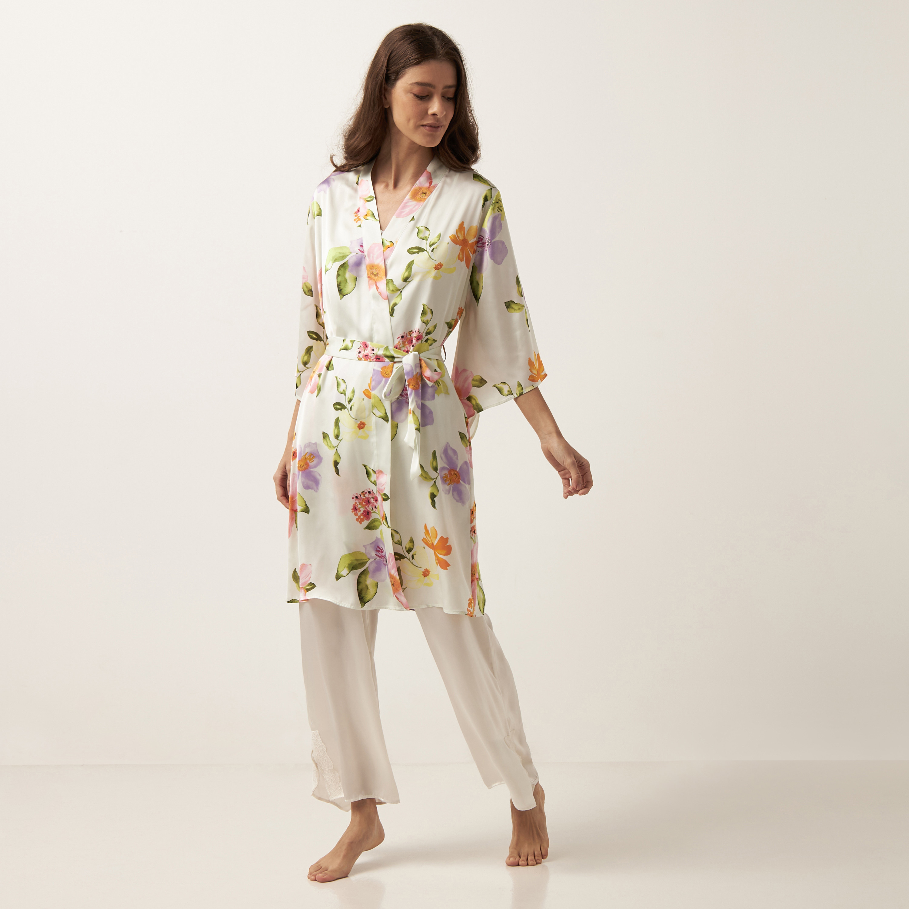 Floral night 2024 robe