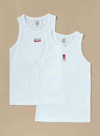 Set of 2 - Marvel Print Vest-Vests-image-0