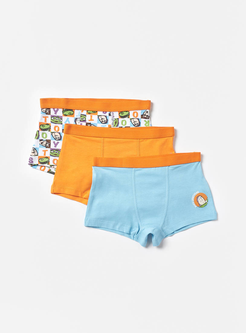 Pack of 3 - Buzz Print Trunk-Briefs-image-0